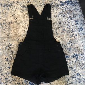 Never been worn black short overalls